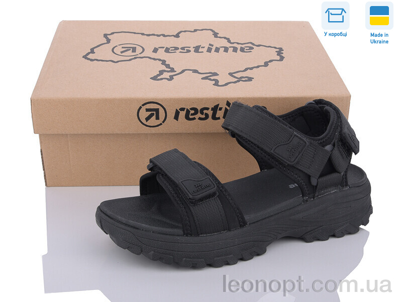Босоніжки Restime KWL24035 black