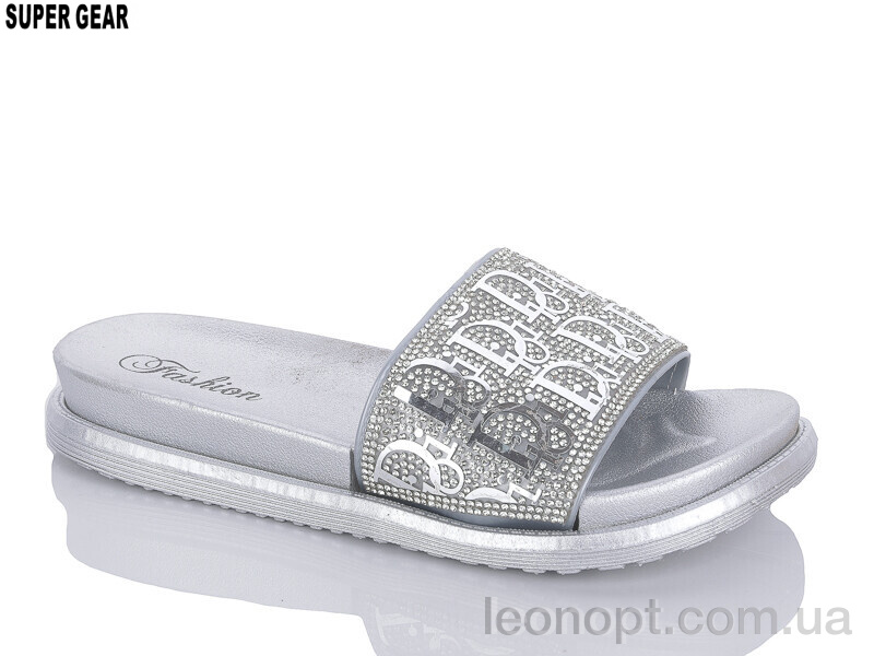 Шльопанці Super Gear S888 silver