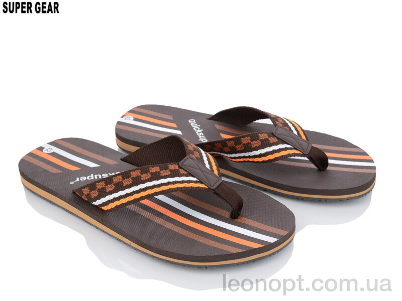 Шльопанці Super Gear V768 brown