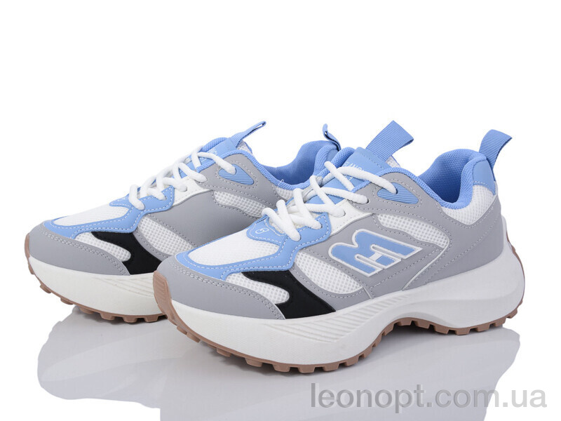 Кроссовки Violeta 136-33 white-blue