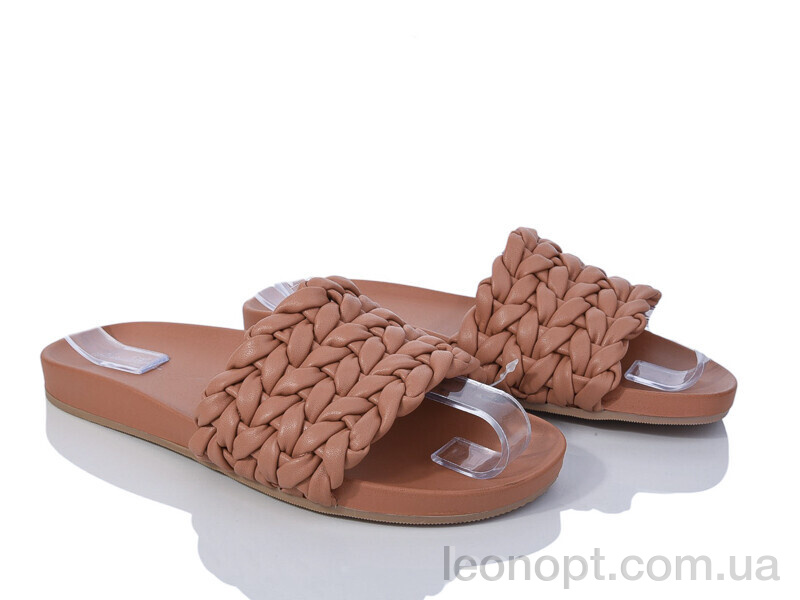 Шлепки LOOK STOCK 17730 brown
