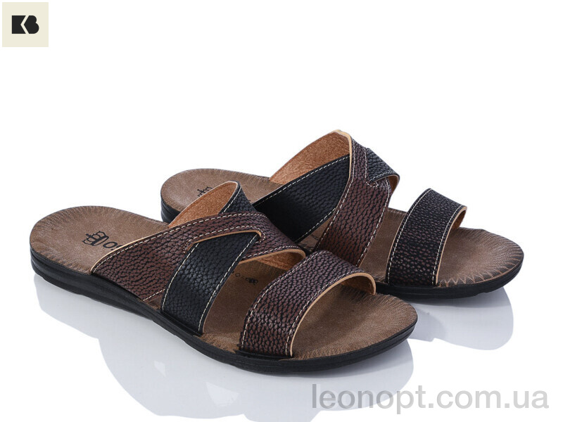 Шлепки BIG 3609-16 brown-black