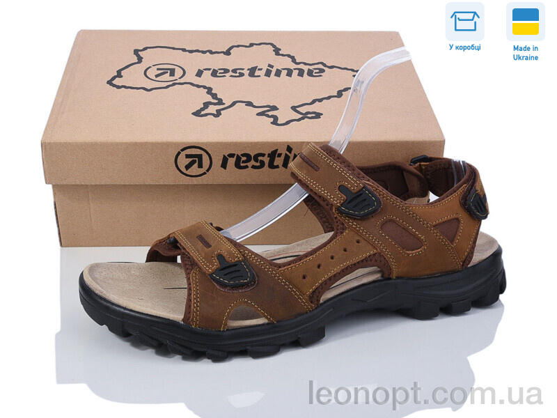 Сандалі Restime NGL24042 l.brown