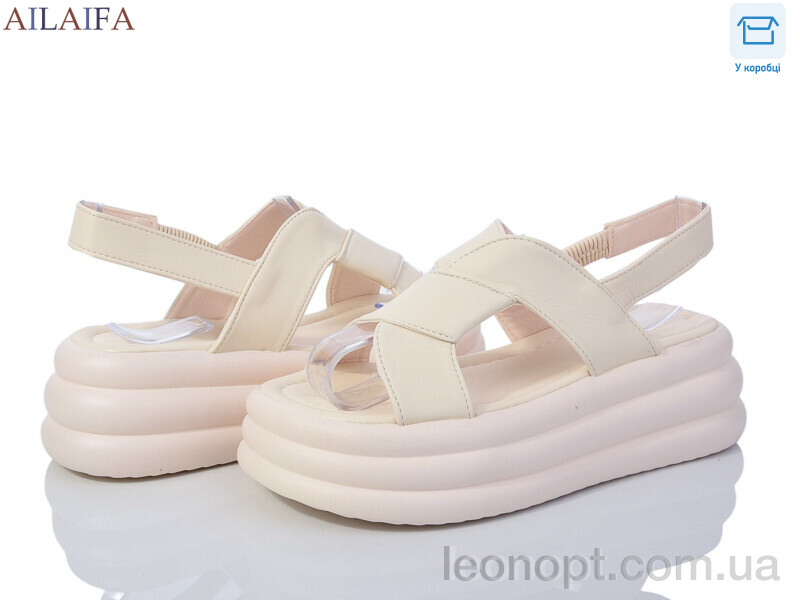 Босоніжки Ailaifa 7017 beige