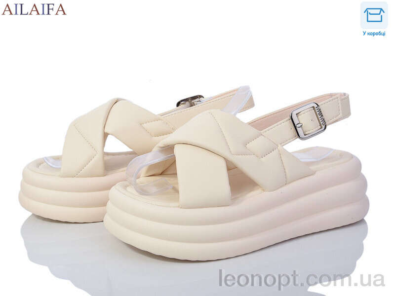 Босоніжки Ailaifa 7023 beige