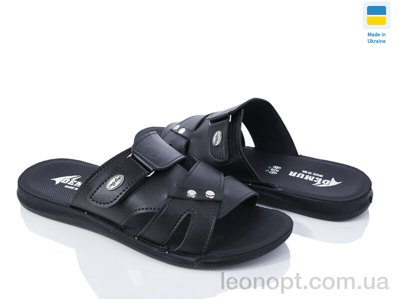 Шльопанці DeMur 2024-043 black