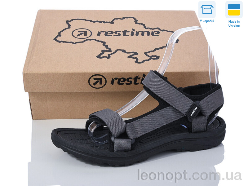 Сандалі Restime MML22222 D.GREY