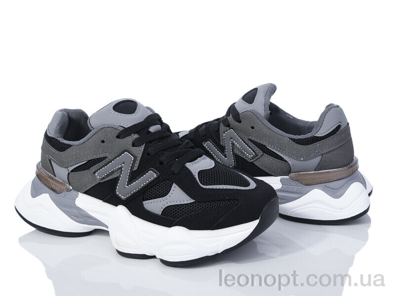 Кроссовки Violeta HD26(128-40) black-grey-white