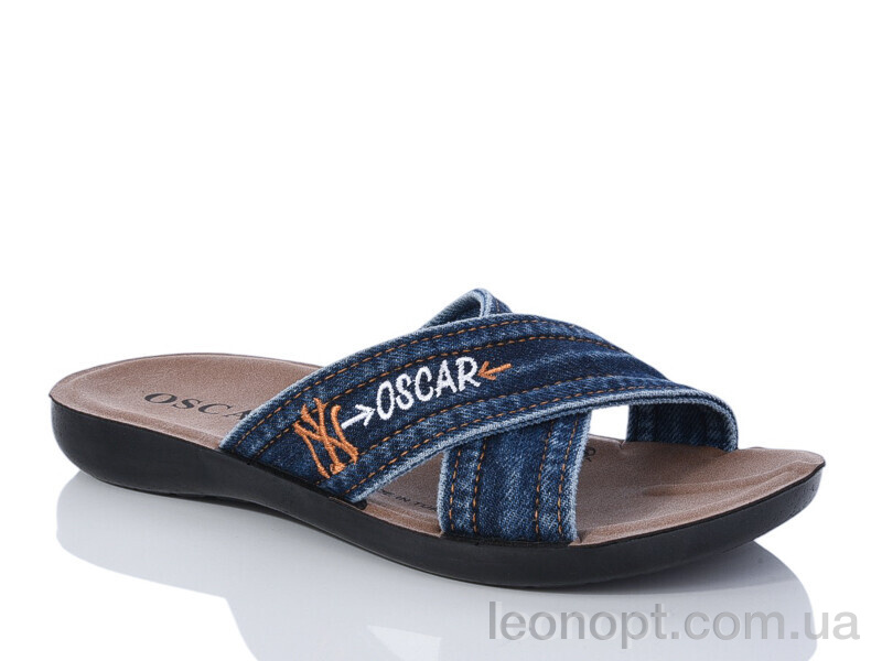 Шльопанці Oscar N8 синій