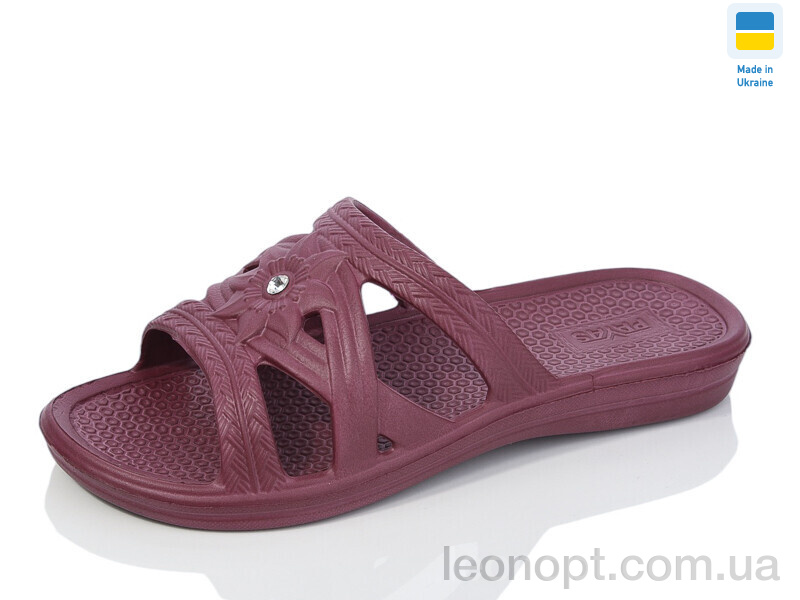 Шлепки Lost Shoes Камінчик старий бордо