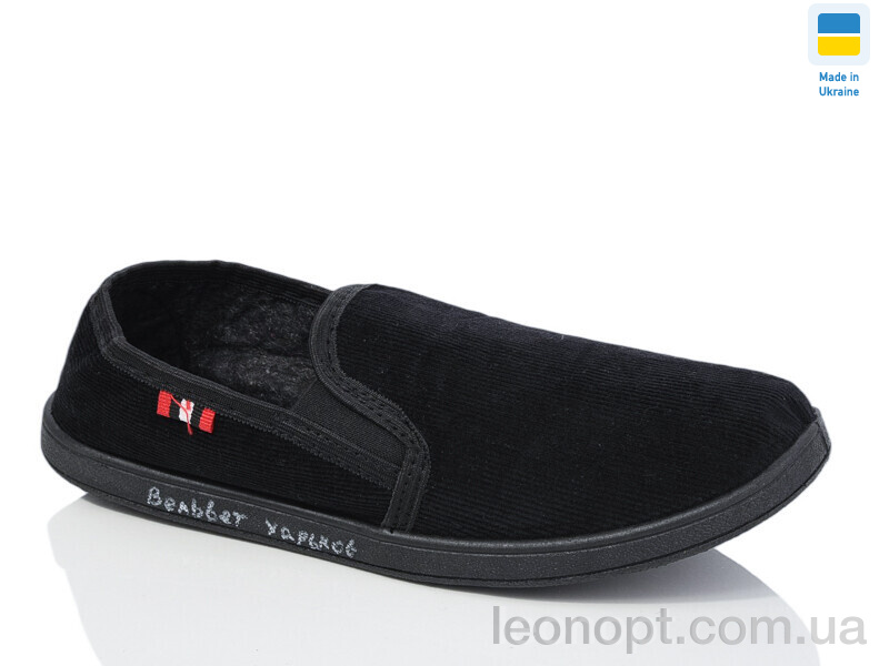 Сліпони Lot Shoes Вельвет Харків чорний