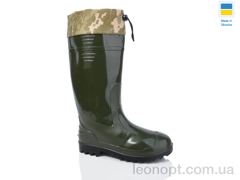 Гумове взуття Lot Shoes Літма чобіт резина зав'яз. зелений