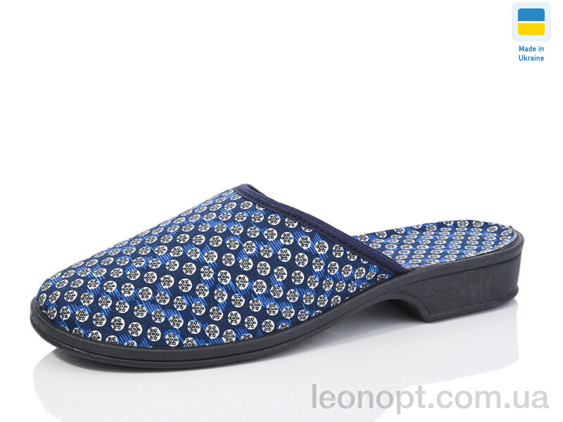 Капці Lot Shoes Кружки каблук б/з синій