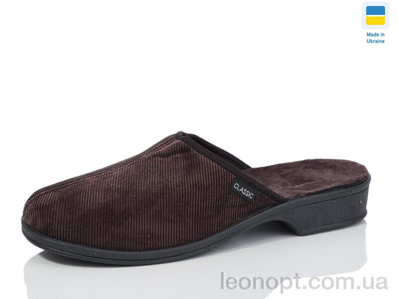 Капці Lot Shoes Б/з каблук вельвет коричневий