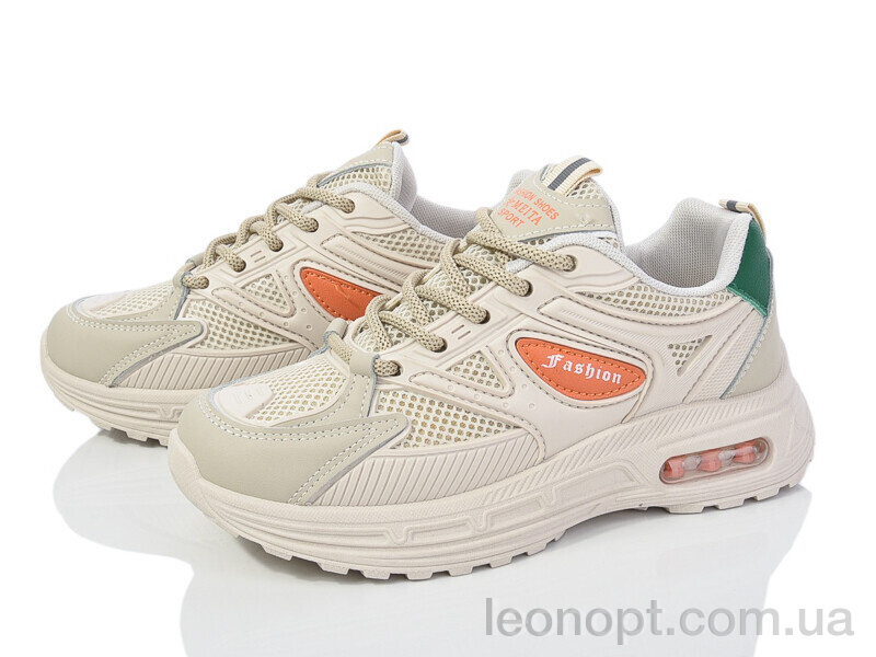 Кросівки Violeta 176-35 beige-orange