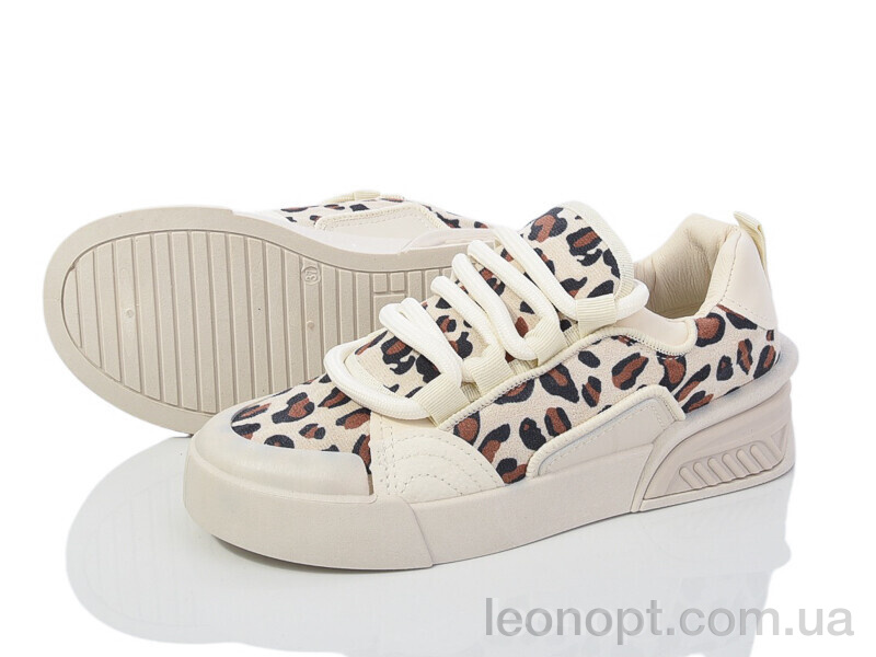 Кроссовки Violeta 143-40 beige-khaki