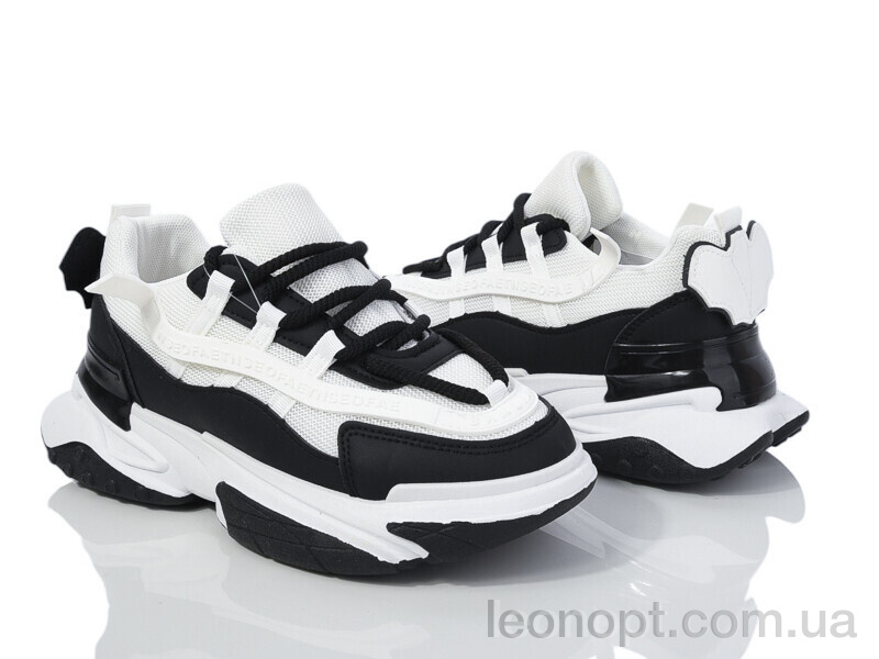 Кросівки Violeta 149-38 black-white