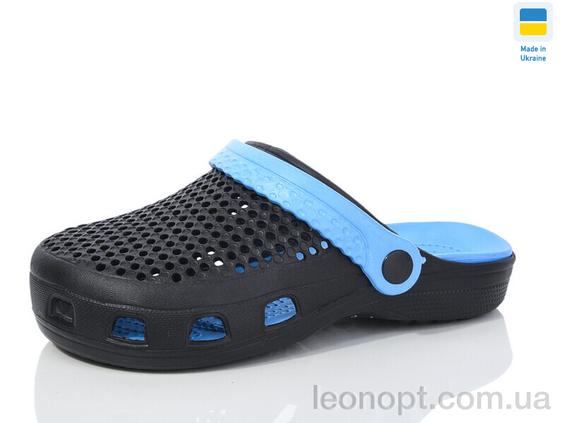 Крокси Lot Shoes N302 чорний-бірюза