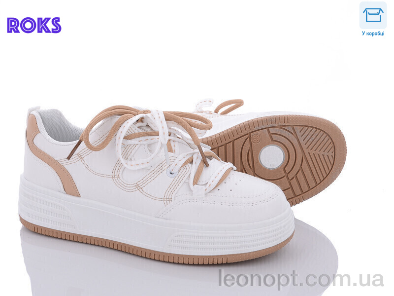 Кросівки Roks L010 white-khaki