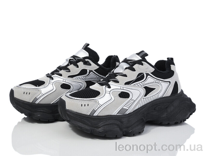 Кроссовки Violeta 9-758 (9-783) black-grey