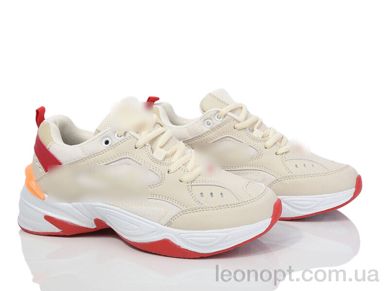 Кросівки Violeta HD62-B1897-11 beige-red