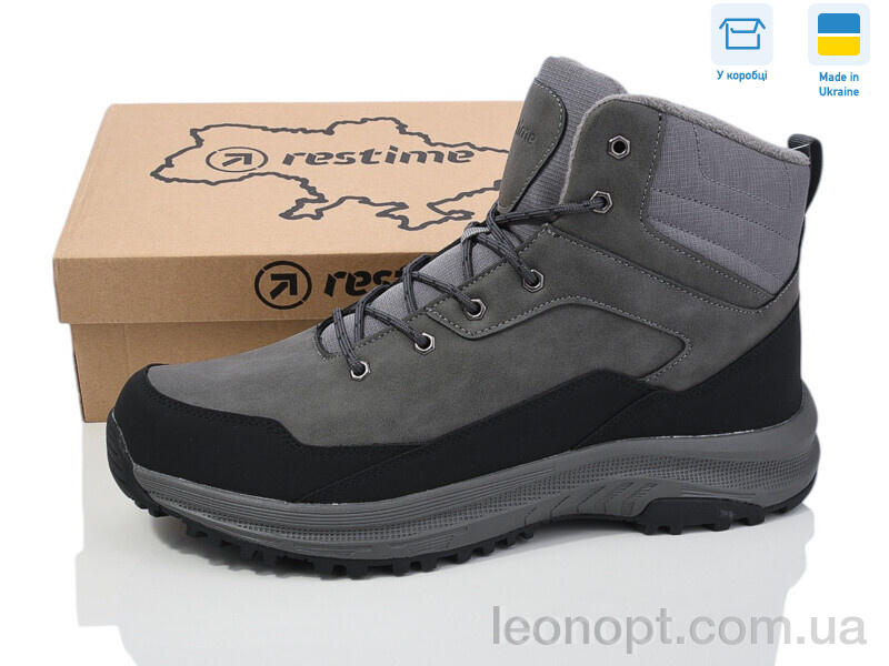 Черевики Restime TGZ24290 d.grey