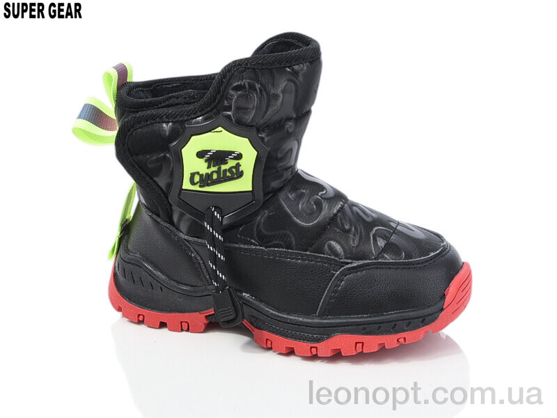 Дутики Super Gear PA766-1 black-red