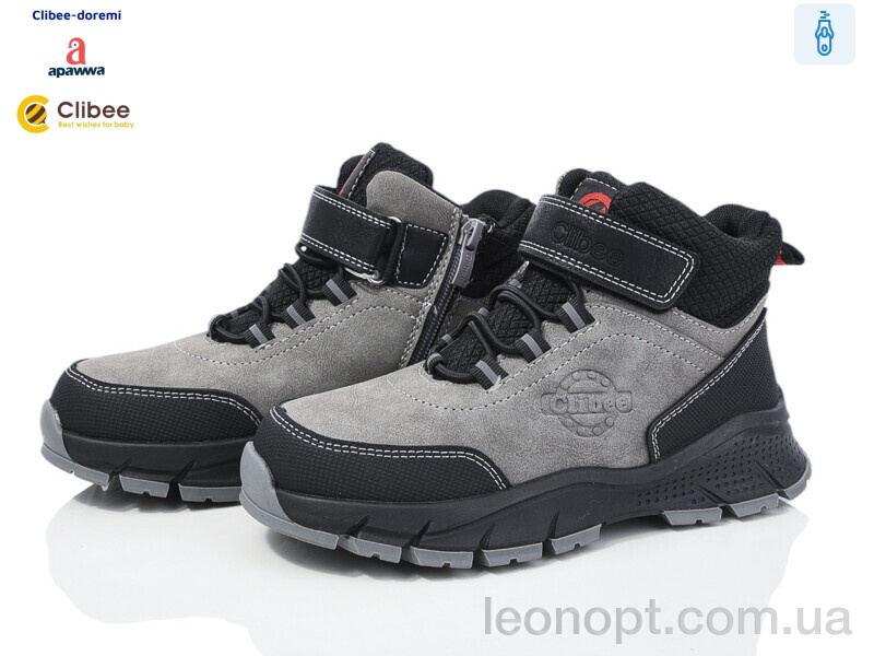 Черевики Clibee-Doremi KC520 grey-black