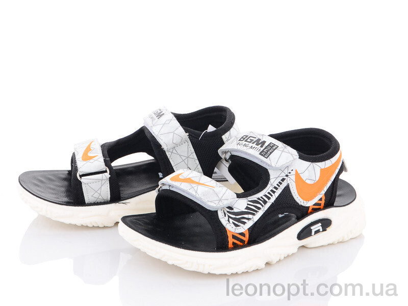 Сандалии Violeta DL45(B01) white-orange