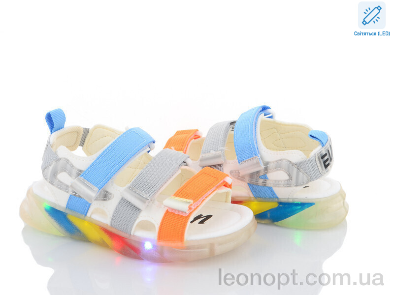 Сандалии Violeta DL48(CB17122) orange-grey LED
