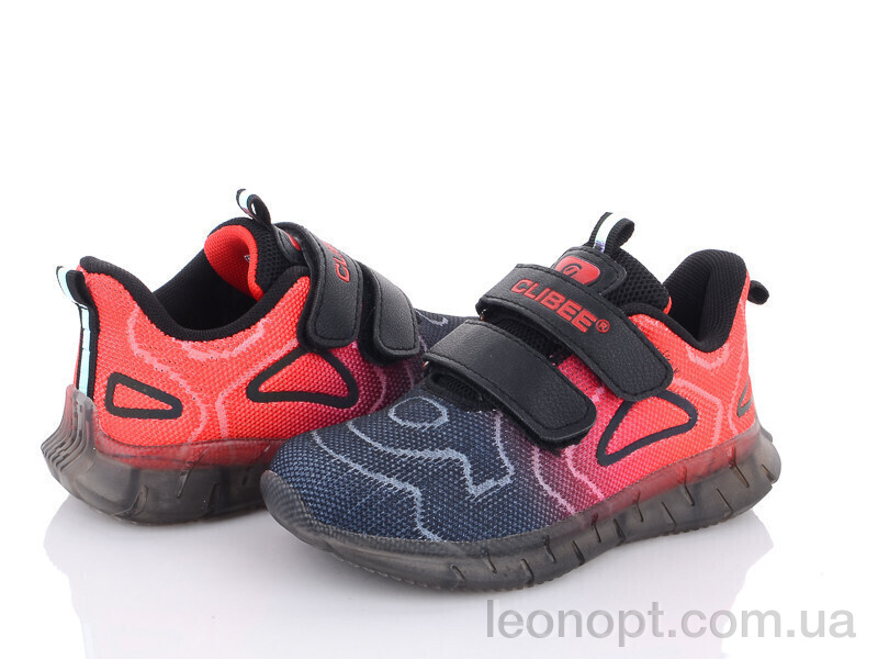Кросівки Clibee F15 black-red