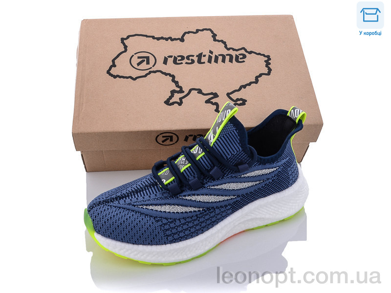 Кросівки Restime JML22637 navy-lime