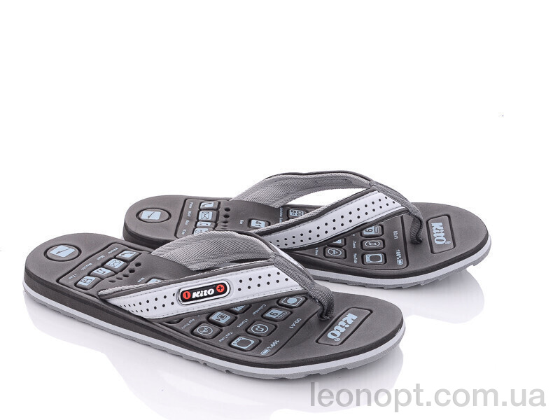 Шлепки Dan Marest KME764 grey
