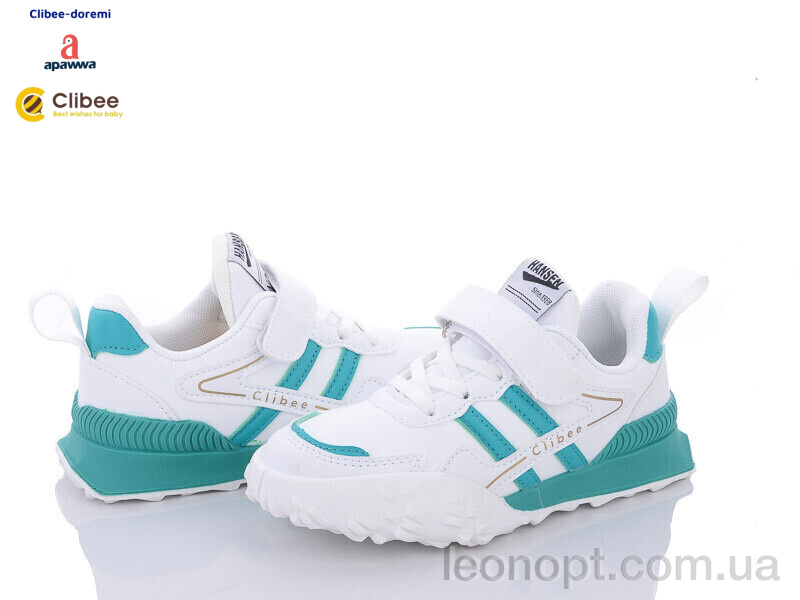 Кросівки Clibee-Doremi LC903 white-green