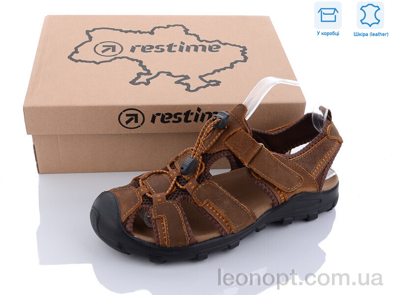 Сандалі Restime NML22116 l.brown