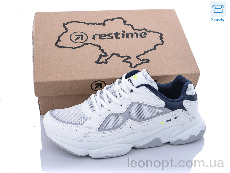 Кросівки Restime PMB22502 white-navy