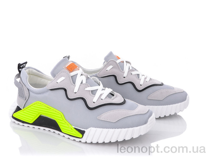 Кроссовки Violeta S24(L-1) grey-green