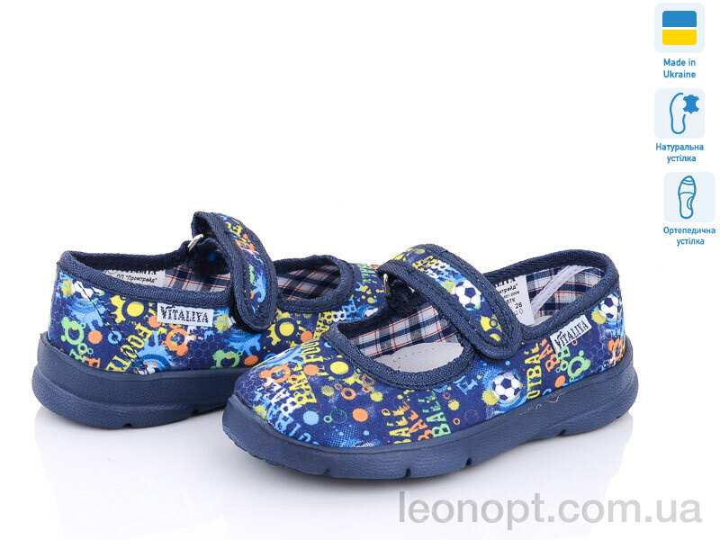 Капці Slippers Сад без вишивки 001-3 синій