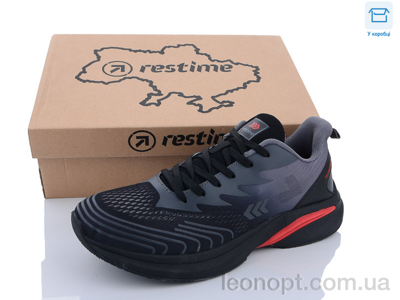 Кросівки Restime SML22186 black-grey