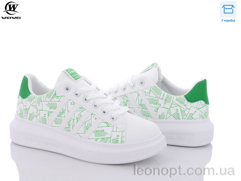 Кроссовки Wei Wei SS1853 white-green
