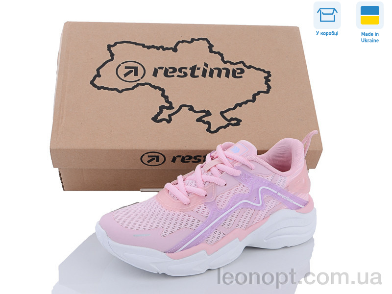 Кросівки Restime SWL22005 coral-l.violet