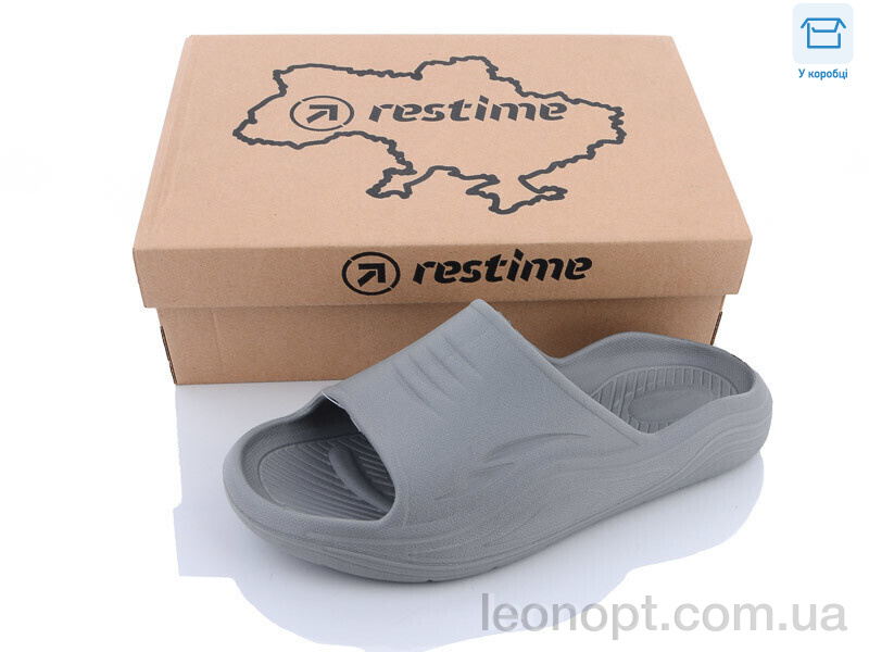 Шльопанці Restime TML23124 grey
