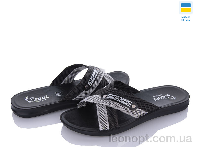 Шльопанці DeMur TRK 007 grey-black new