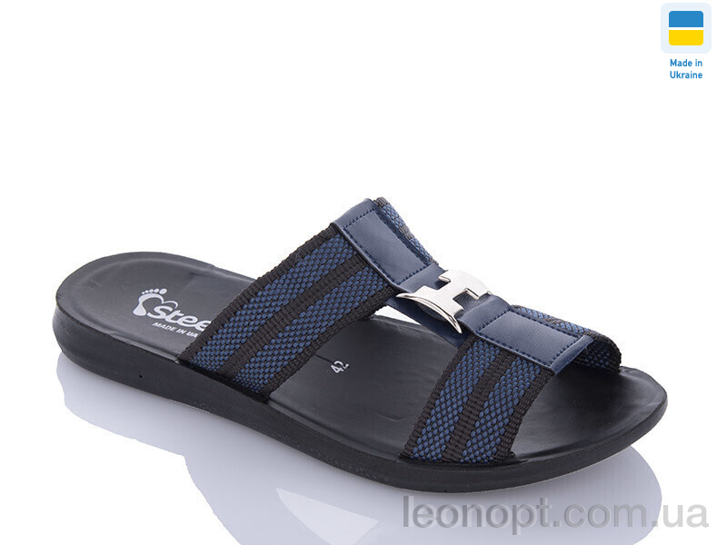 Шлепки DeMur TRK H blue-black