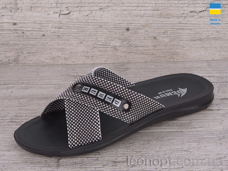 Шлепки DeMur TRK STL new grey