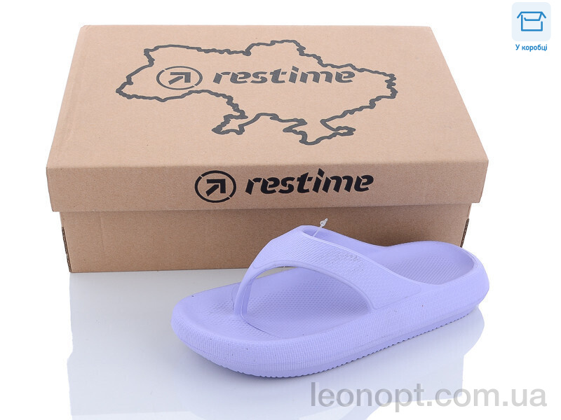 Шльопанці Restime TWL22272 lavander