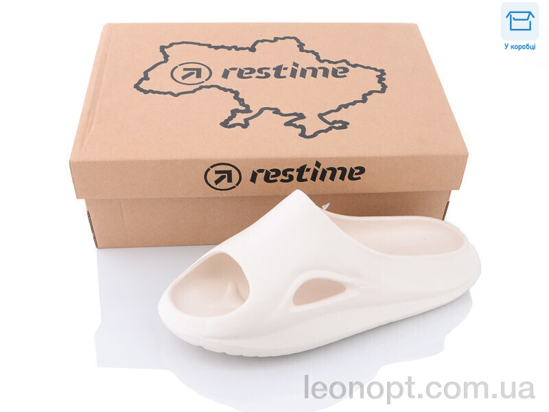 Шльопанці Restime TWL23125 beige