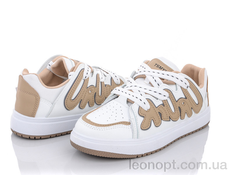 Кроссовки Violeta Y148(K37) white-khaki