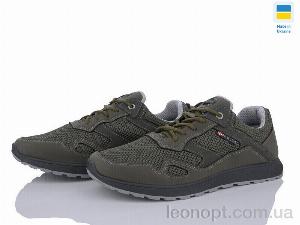 Кросівки Lvovbaza Paolla 2-3713 хакі сітка