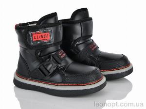 Дутики Clibee-ShoSho HB526 black-red
